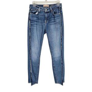 Women's 7 FOR ALL MANKIND The Ankle Skinny Jeans MEDIUM WASH BLUE size 28 (6/8)